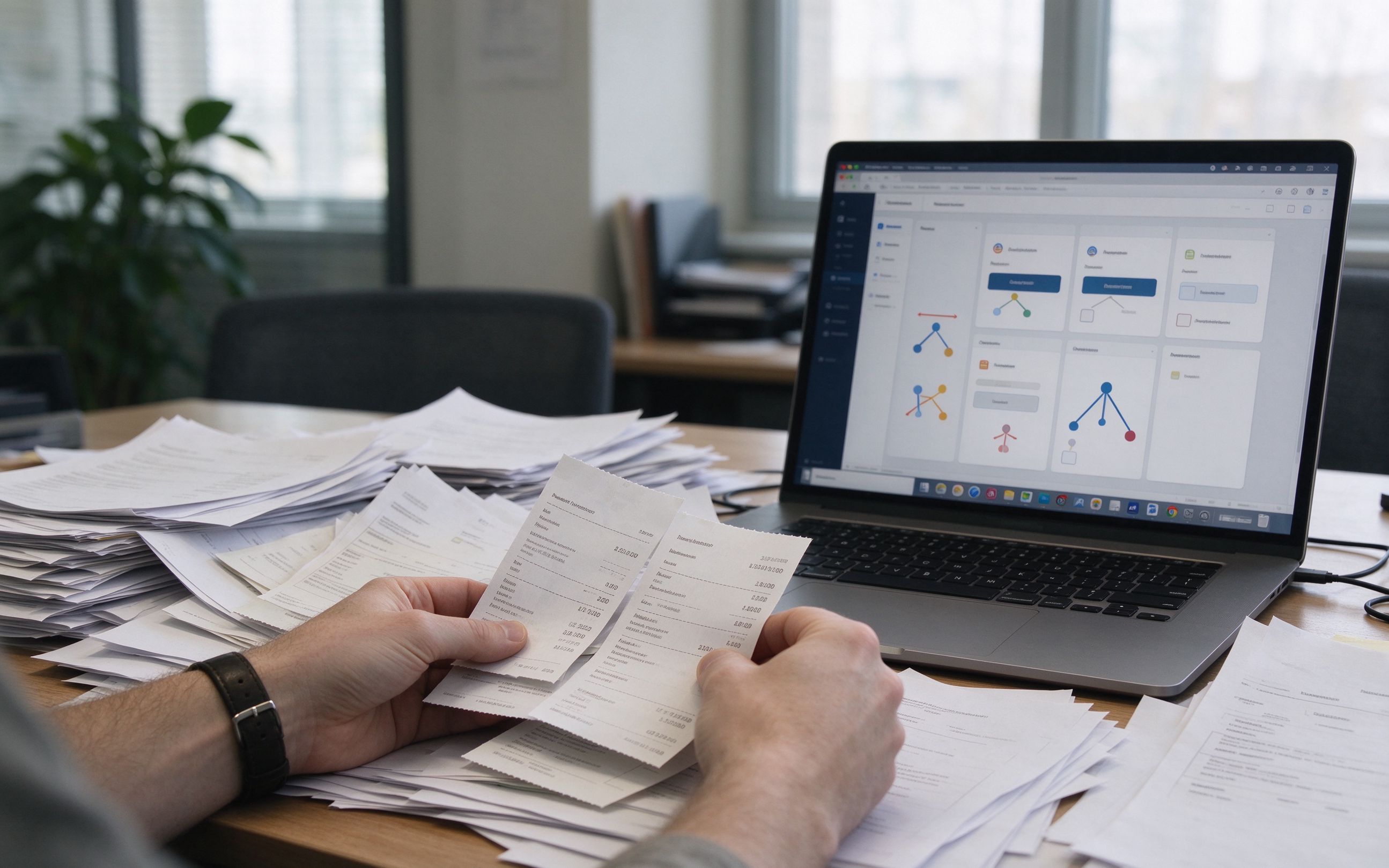 Unstructured documents being classified and routed into structured records