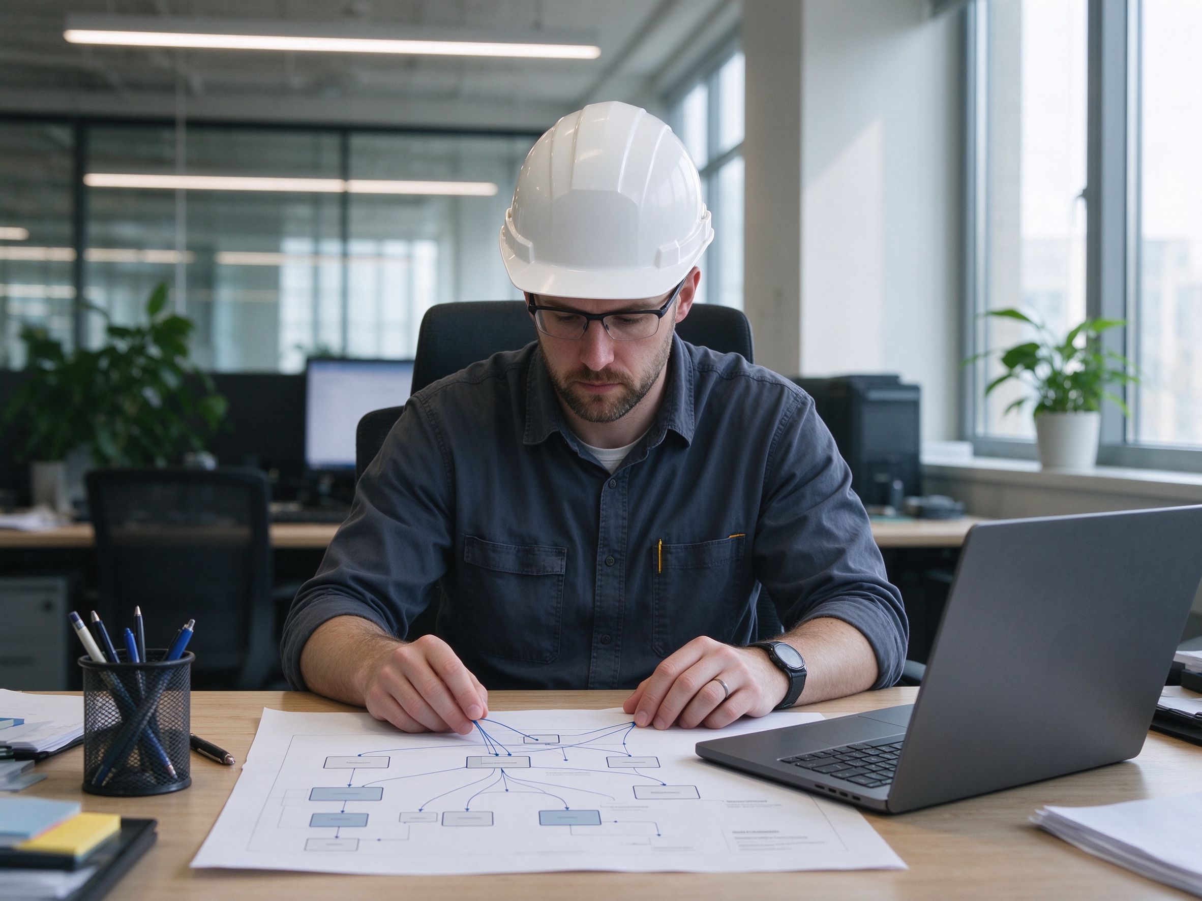 Engineer documenting application dependencies before a cloud migration